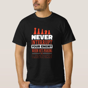 Camiseta Funny jugador de ajedrez de citas de ajedrez