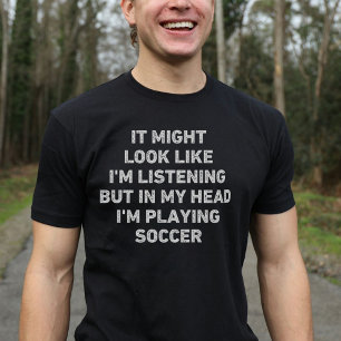 Camiseta Funny jugador de fútbol