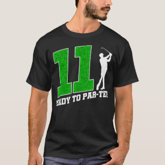 Camiseta Funny Jugador de golf de cumpleaños de 11 años lis