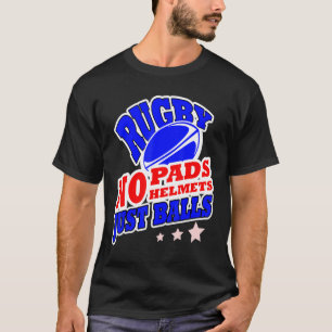 Camiseta Funny jugador de rugby Navidad entrenador de morda