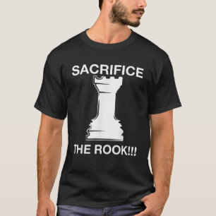 Camiseta Funny jugadora de ajedrez que sacrifica el meme O