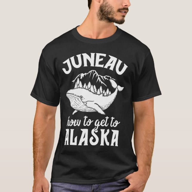 Camiseta Funny Juneau Alaska Chiste Pun Cruise Family Vacat (Anverso)
