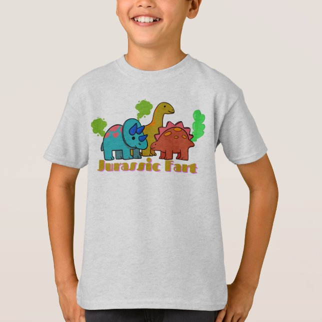 Camiseta Funny Jurassic Fart (Anverso)
