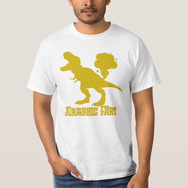 Camiseta Funny Jurassic Fart T-Rex (Anverso)