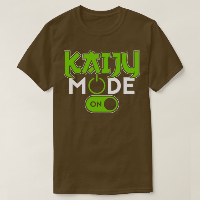 Camiseta Funny Kaiju Monstruo Japonés Modo Kaiju En Regalo (Diseño del anverso)