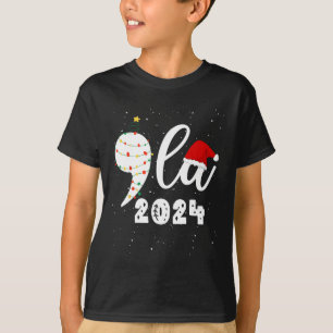 Camiseta Funny Kamala Harris 2024 Comma La Navidades