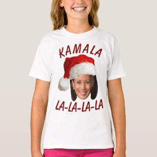 Camiseta Funny Kamala Harris Navidades de Santa Hat