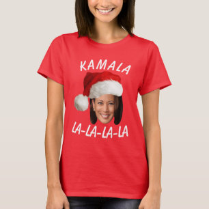 Camiseta Funny Kamala Harris Navidades de Santa Hat