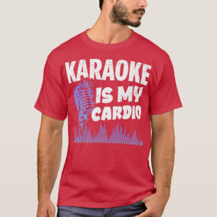 Camiseta Funny Karaoke Legend Music My Cardio Vintage Micro