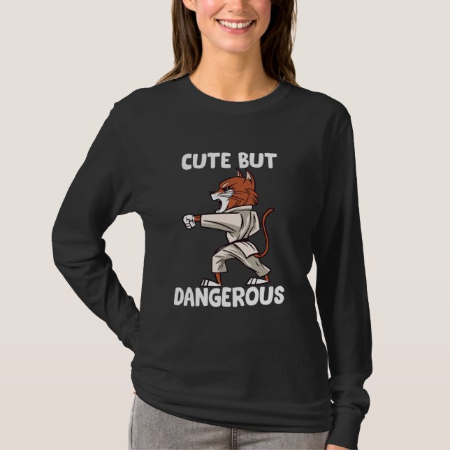 Camiseta Funny Karate Cat (Anverso)