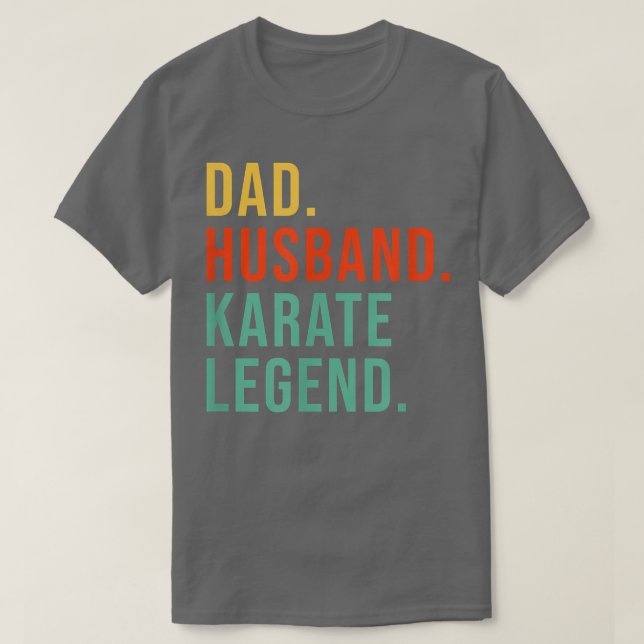 Camiseta Funny Karate Dad Husband Legend Guay Men Fathers D (Diseño del anverso)