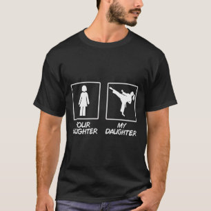Camiseta Funny Karate Mom Martial Arts Hija Black Belt