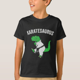Camiseta Funny Karate T Rex Dinosaur Cuta Artes Marciales D