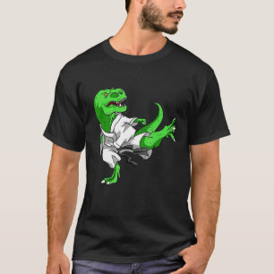 Camiseta Funny Karatesaurus Trex Karate Dinosaur Boy Chica