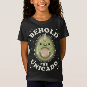 Camiseta Funny Kawaii Aguacate Unicorn Fruta Otaku japonesa