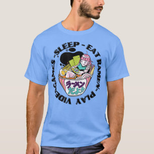 Camiseta Funny Kawaii Anime Japón Ramen Gamer Chica Nerd Mo