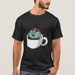 Camiseta Funny Kawaii Donut Café Lover Foodie Food Pun