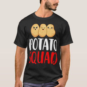Camiseta Funny Kawaii Potato Squad Vegetarian Equipo