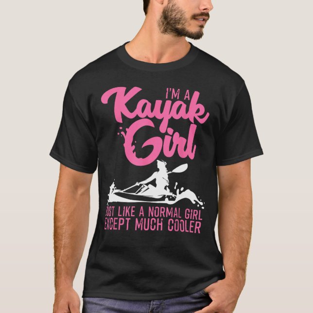 Camiseta Funny Kayak Chica Arte Para Mujeres Guay Kayak Lov (Anverso)