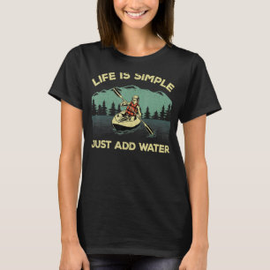Camiseta Funny Kayak Design Para Hombres Mujeres Paddling C