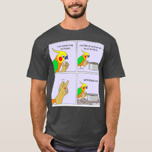 Camiseta Funny kea loro mascota Diseño 3