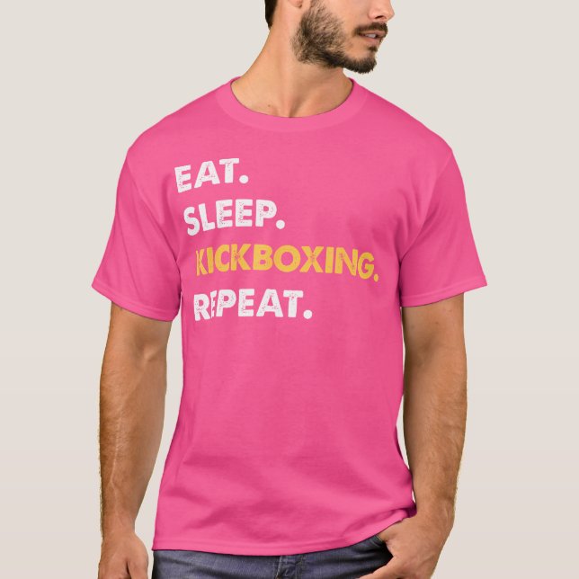 Camiseta Funny Kickboxing Appartal come el sueño de Kickbox (Anverso)