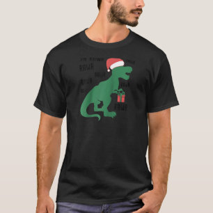 Camiseta Funny Kid Tee Dinosaur Fa Ra Rawr Rawr Christma