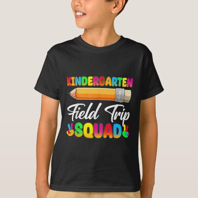 Camiseta Funny Kindergarten Field Trip Squad Field Day Stud (Anverso)