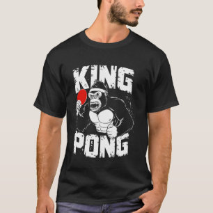 Camiseta Funny King Pong - Vintage Ping Pong Table Tennis P