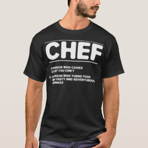 Camiseta Funny Kitchen Chef Definición américa