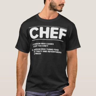 Camiseta Funny Kitchen Chef Definición américa