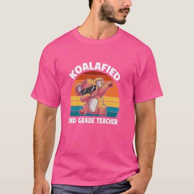Camiseta Funny Koala Lover, profesor de segundo grado de Ko (Anverso)