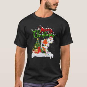 Camiseta Funny Koi Fish Lover Xmas Encendiendo Navidades Ko