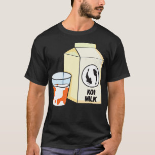 Camiseta Funny Koi Milk Shirt Funny Koi Fish