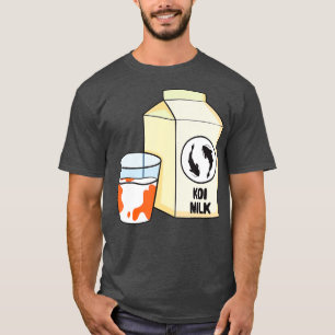 Camiseta Funny Koi Milk Shirt Funny Koi Fish