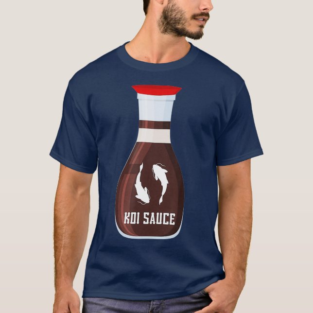 Camiseta Funny Koi Sauce Shirt Funny Koi Fish (Anverso)
