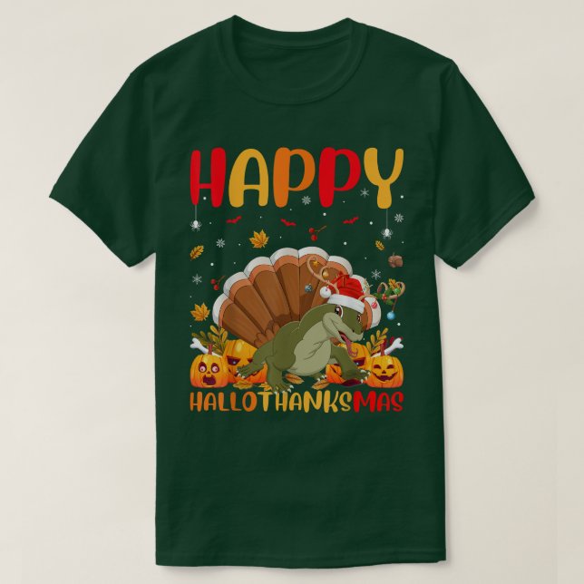 Camiseta Funny Komodo Dragon Lover Happy Komodo Dragon Hell (Diseño del anverso)