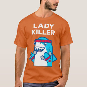 Camiseta Funny Lady Killer Weight Lifting BodyBuilder