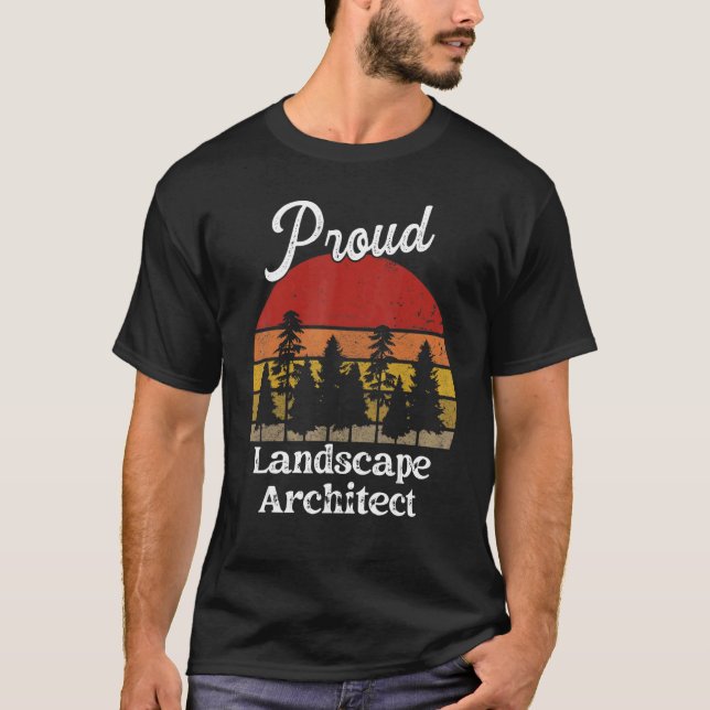 Camiseta Funny Landscape Architect Shirts Job Title Profess (Anverso)