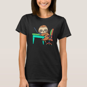 Camiseta Funny Laptop Home Office Trabajo Tramposo Homework
