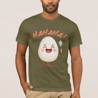 Camiseta Funny Laughing Egg Cartoon Bella+Canvas T-Shirt