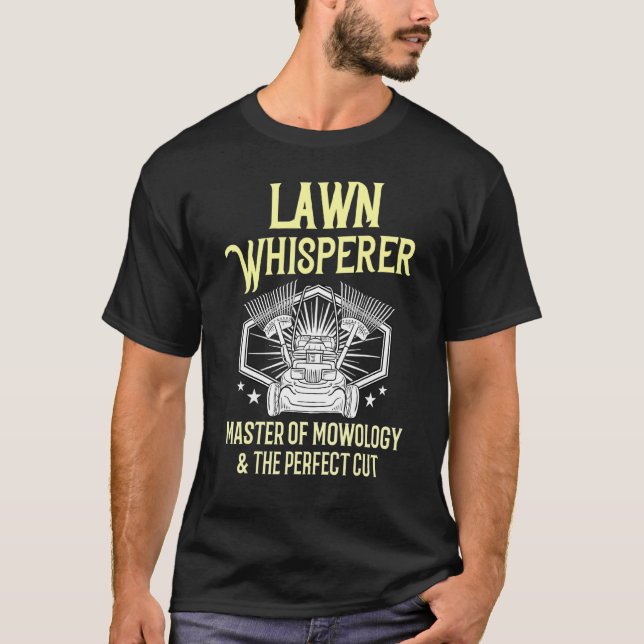 Camiseta Funny Lawn Care Landscaping Mowing (Anverso)