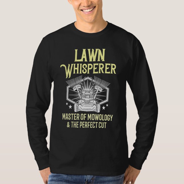 Camiseta Funny Lawn Care Landscaping Mowing (Anverso)