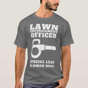 Camiseta Funny Lawn Care oficial de la unidad de soplador d