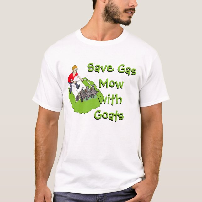 Camiseta Funny Lawn Mower - Cabras (Anverso)