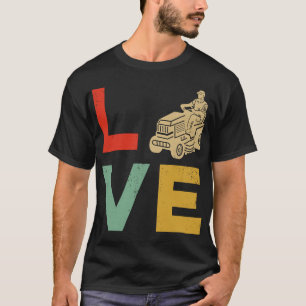 Camiseta Funny Lawn Mower Mowing Love Yard Work Vintage Law