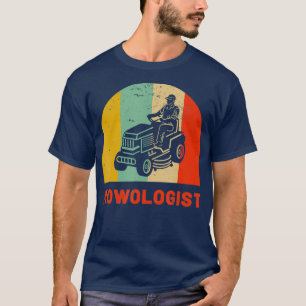 Camiseta Funny Lawn Mower Vintage Mowologist Yard Work