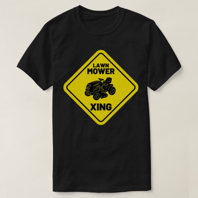 Camiseta Funny Lawn Mower Xing Mowing Retro Yard Work Lawre (Diseño del anverso)