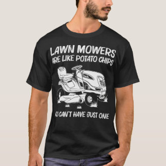Camiseta Funny Lawn Mowing Gift Hombres Hombres Hombres Hem