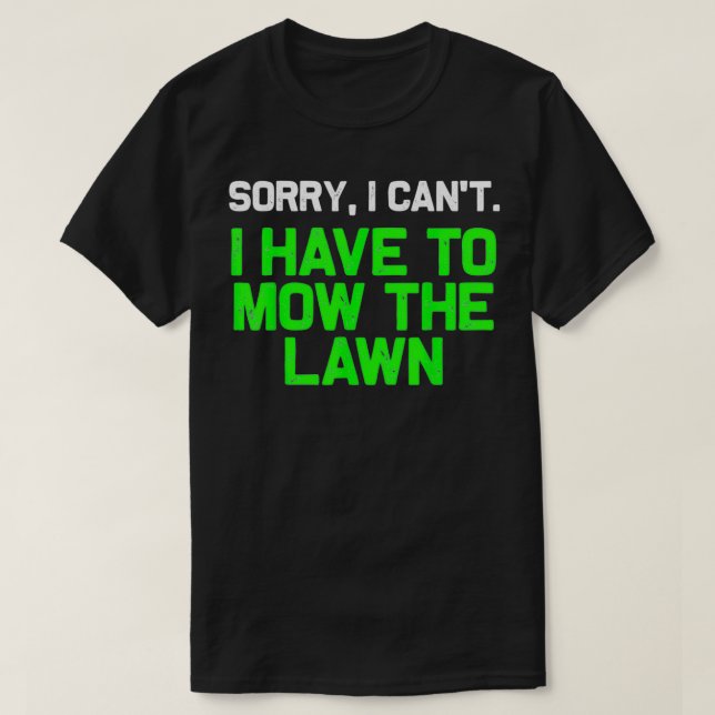 Camiseta Funny Lawn Mowing Grass Cutting Mower Dad (Diseño del anverso)